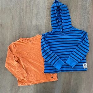 Two Gap Boys Long Sleeve Tops Sz 5 -J6